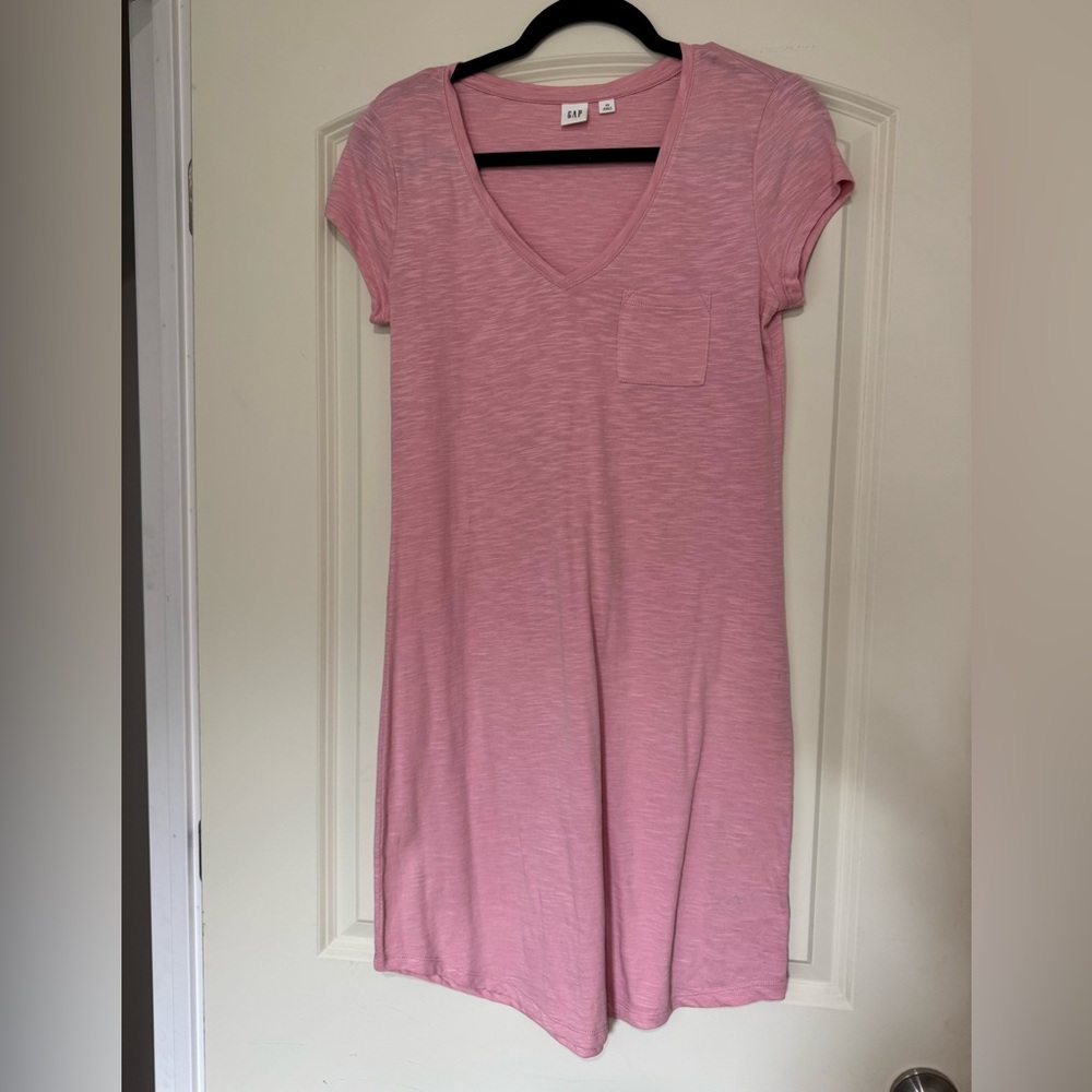Pink Gap tshirt dress
